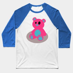 Marshmallow Teddybear Baseball T-Shirt